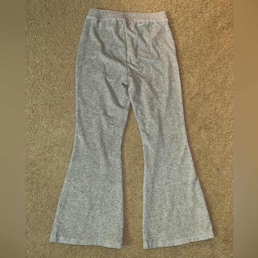 Aerie Light Gray Lounge Flare Pants - Picture 5 of 5